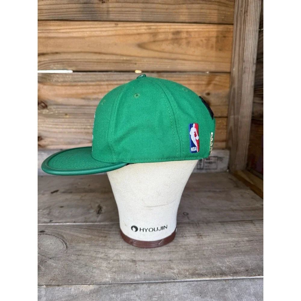 Pro Standard Boston Celtics Logo Kelly Green Hat Leather Strap Adjustable NBA